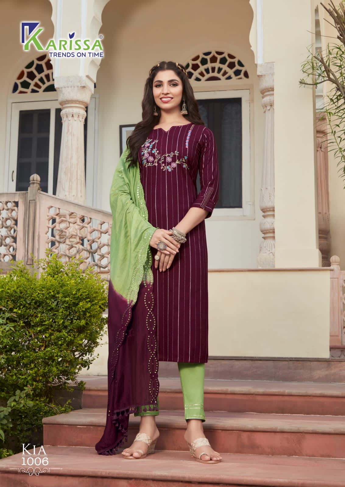 KARISSA KIA Fancy Ethnic Wear Designer Latest Readymade Suit Collection